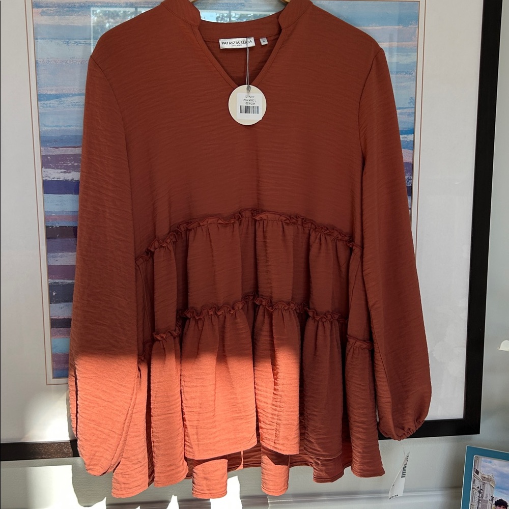 Patrizia Luca Rust Blouse